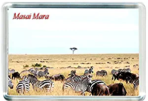 I108 Masai Mara - Kenya Refrigerator Magnet Kenya Travel Fridge Magnet