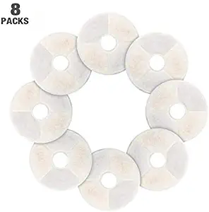 Happypapa Filters for Catit Fountain 8 Pack Filters Triple Action Water Filter Replacement Compatible with Catit Water Fountain Filter