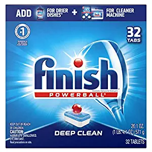 Finish - All in 1-32ct - Dishwasher Detergent - Powerball - Dishwashing Tablets - Dish Tabs
