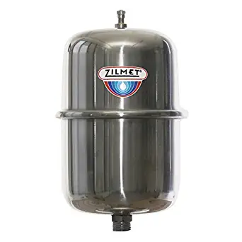 Zilmet ZS18 INOX Pro Stainless Steel Expansion Tank, 4.8 gal, NSF, 3/4" NPT