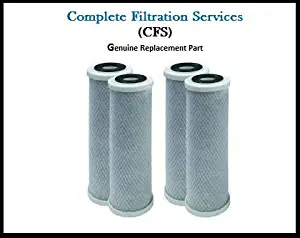 Compatible for Campbell DW-CMR 9-3/4" 1 Micro Filter Cartridge, 4 Pack by CFS