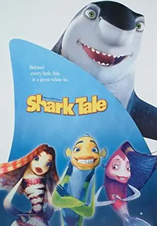 Shark Tale Shark Reprint 27X41 New Movie Poster