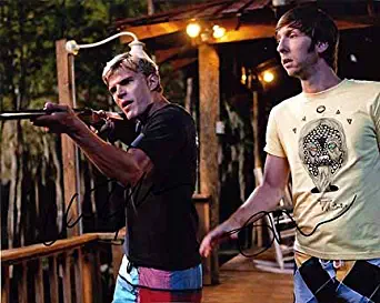 SHARK NIGHT 3D (Chris Zylka & Joel David Moore) 8x10 Cast Photo Signed In-Person