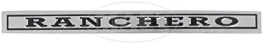 MACs Auto Parts 42-48327 Dash Emblem Insert - Ranchero