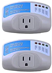 BSEED US Plug Home Appliance Surge Protector Power Suppressor Voltage Brownout Outlet (009) 2 PACK