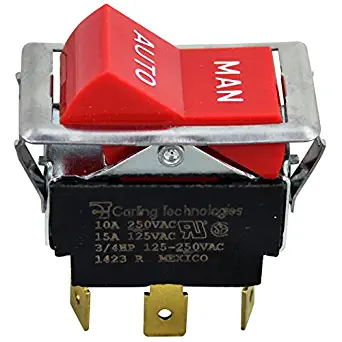 Blodgett 6498 Cool Down Switch 7/8 X 1-1/2 Spst 15A/125V Blodgett Oven Bcg Ctbr Dfg 421047