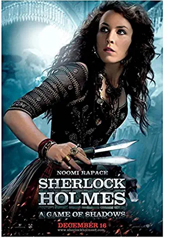 Sherlock Holmes 8 x 10 Photo Movie Poster Noomi Rapace w/Knives kn