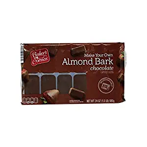 Baker's Corner Make Your Own Almond Bark, Microwaveable Chocolate Coating for Baking, Toppings, Sweets - 1 Pck (1.5 lbs)