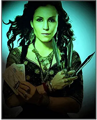 Sherlock Holmes a Game of Shadows Noomi Rapace Close Up Holding Daggers 8 x 10 Photo