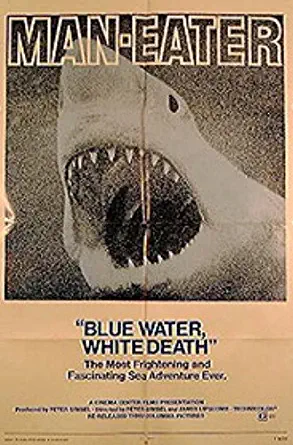 Blue Winter White Death Classic Shark Documentary Original Movie Poster