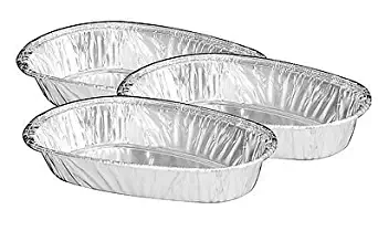 Handi-Foil Small Mini Baked Potato Shell 50/Pk - Disposable Aluminum Tins (pack of 50)