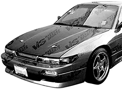 Brightt VIS Racing (VIS-SZQ-959) OEM Style Hood Carbon Fiber - Compatible With S13 1989-1994 (1989 1990 1991 1992 1993 1994 | 89 90 91 92 93 94)