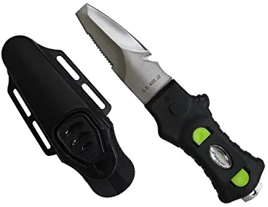 Scuba Choice Scuba Diving Compact Black Stainless Steel Blunt Tip BCD Knife