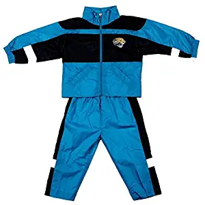 Mighty Mac Jacksonville Jaguars NFL Baby Boys Infant 2 Piece Windsuit Jacket & Pants, Teal & Black