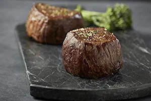 Premium Angus Beef – Set of 4 (8oz) Wet-Aged Filet Mignon Steaks, Tender Beef Cut Completely Trimmed of Exterior Fat, Melt in your Mouth Steak Set Savory Beef Dinner Best Served as a Grilled Steak