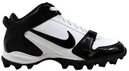 Nike New Land Shark Legacy MID Men 9.5 Plastic Mold Football Cleat White/Black