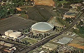 Ovens Auditorium - Charlotte Coliseum Merchandise Mart Complex NC Original Vintage Postcard