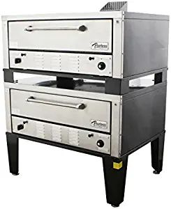 Peerless Ovens Model CW42P Single Door Small Pizza Oven - Gas Fired - LP Gas - CANOPY VENT