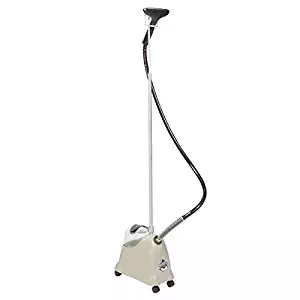 Bring the quality of professionally steamed clothes into your home with this Jiffy J-2000 Beige Garment Steamer (New)