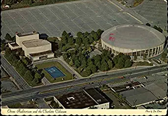 Ovens Auditorium and the Charlotte Coliseum Charlotte, North Carolina NC Original Vintage Postcard