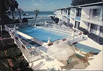 Blue Water Beach Club Holmes Beach, Florida FL Original Vintage Postcard