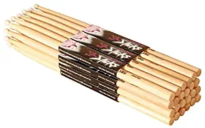 On Stage 7A Maple Drum Sticks - (12 Pack) (Wood Tip, 12 Pak)