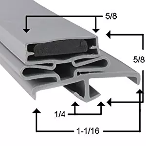 Beverage Air 712-013C-03 Gasket Door 27 3/4" X 53 3/4" Fits Mt27 Black 25208 by Beverage Air