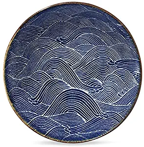 Aranami Blue Wave Serving Bowl