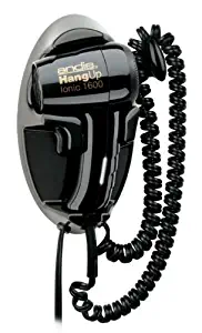Andis 1600-Watt Quiet Wall Mounted HangUp Hair Dryer, Black (30765)