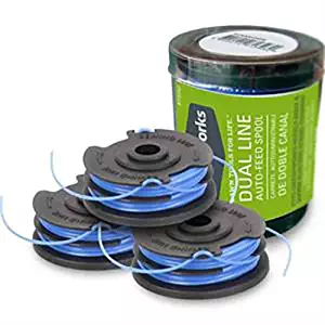 Greenworks .065-Inch Dual Line String Trimmer Replacement Spool 3-Pack 2900719