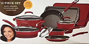 Rachael Ray Hard Enamel Nonstick 12-Piece Cookware Set