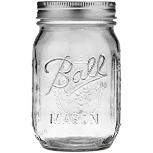 Ball Mason Jar-16 oz. Clear Glass Heritage Series - Set of 8