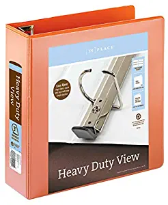 Office Depot Brand Heavy-Duty Easy Open D-Ring View Binder, 3