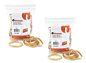 UNIVERSAL OFFICE PRODUCTS, Rubber Bands, Size 64, 3-1/2 x 1/4, 80 Bands 1/4 lb Pack