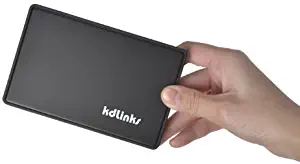 KDLINKS Ultra Slim Pocket Size USB 3.0 High Speed Tool-Free 2.5" SATA External Hard Drive Enclosure