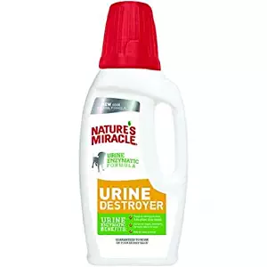 Nature's Miracle Urine Destroyer Formula Stain & Residue Eliminator, 32-Ounce Pour Bottle (P-5727)